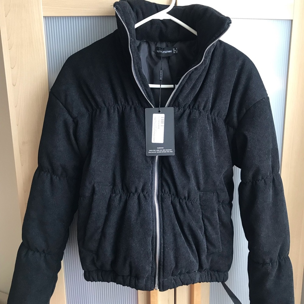 Black Puffer Jacket Coat